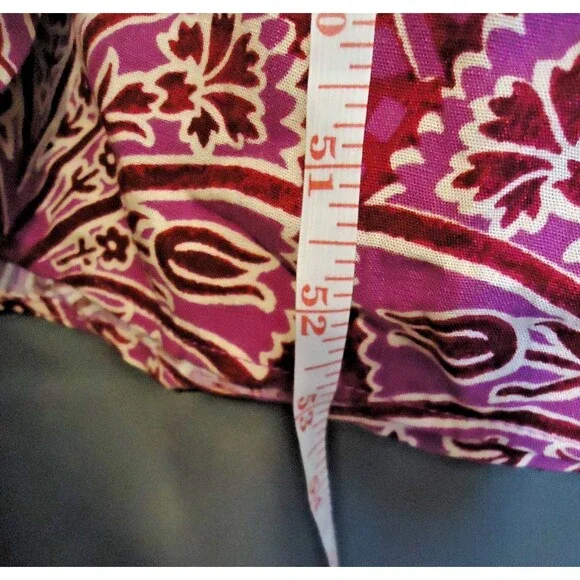 Knox Rose One Shoulder Smocked Maxi Dress Women Large Pink Floral Spring Cottage - Picture 8 of 9